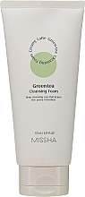 Fragrances, Perfumes, Cosmetics Green Tea Cleansing Foam - Missha Creamy Latte Green Tea Cleansing Foam