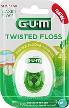 Fragrances, Perfumes, Cosmetics Waxed Mint Dental Floss - G.U.M Sunstar Waxed Twisted Floss