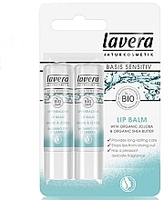 Fragrances, Perfumes, Cosmetics Set - Lavera Basis Sensitive Balm Set (balm/2x4.5g)