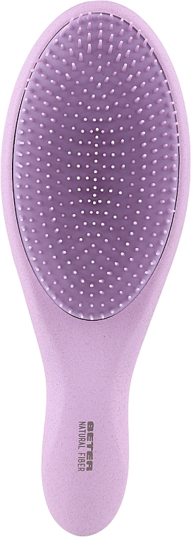 デタングリング ブラシ、パープル - Beter Deslia Detangling Brush Natural Fiber — photo N1