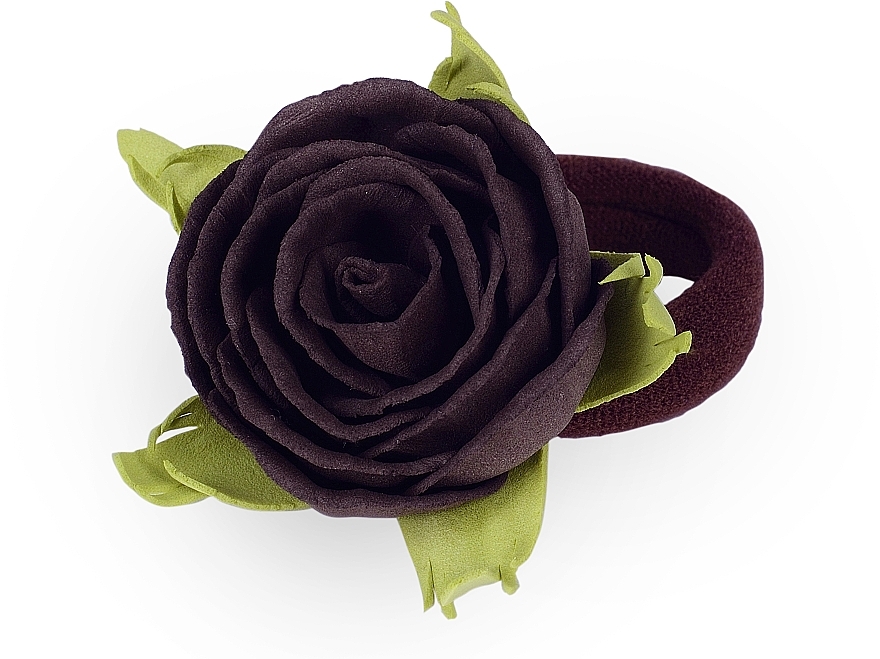 Little Brown Rose Elastic Hair Band - Katya Snezhkova — photo N5