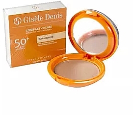 Liquid Face Cream - Gisele Denis Compact Facial Sunscreen Cream Spf50 + Fair Medium Tone — photo N3