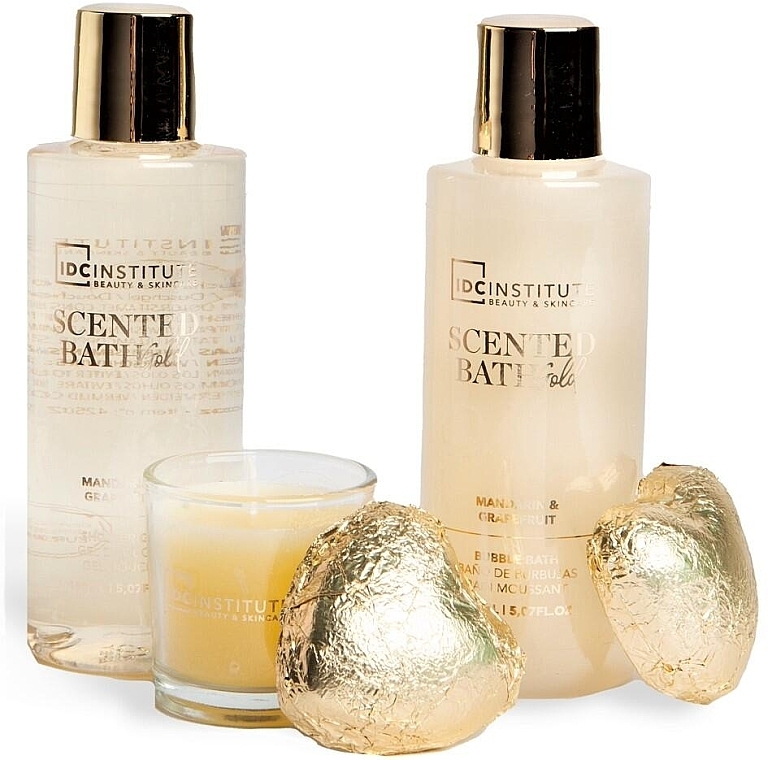 Set, 5 products - IDC Institute Scented Bath Gold — photo N2
