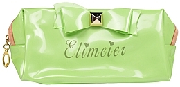 Fragrances, Perfumes, Cosmetics Cosmetic Bag with Bow, green - Nascita Professional 055