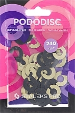 Pedicure Disc Ringlike Disposable File, Pododisk 240 grit - Staleks Pro S — photo N1