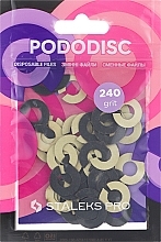 Fragrances, Perfumes, Cosmetics Pedicure Disc Ringlike Disposable File, Pododisk 240 grit - Staleks Pro S