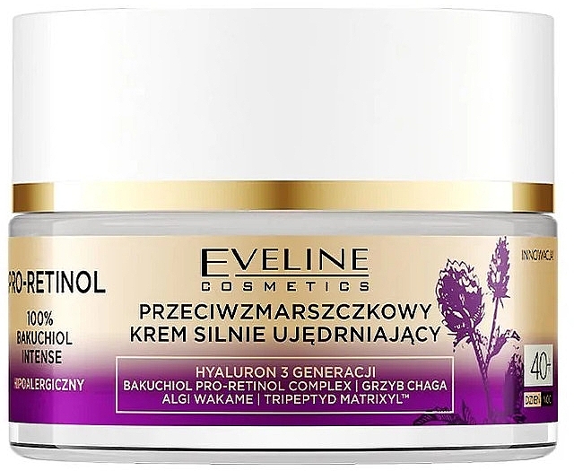 Rejuvenating Face Cream 40+ - Eveline Cosmetics Pro-Retinol 100% Bakuchiol Firming Cream — photo N13