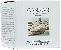 Fragrances, Perfumes, Cosmetics Nourishing Milk for Normal & Dry Skin - Canaan Minerals & Herbs Nourishing Facial Mask Normal to Dry Skin