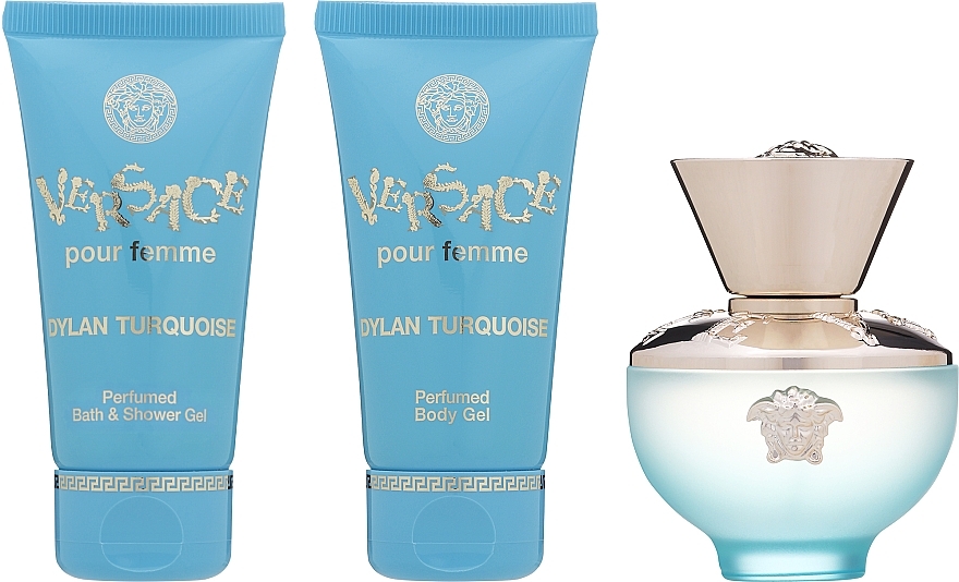 Versace Dylan Turquoise pour Femme - Set (edt/50ml + b/gel/50ml + sh/gel/50ml) — photo N2