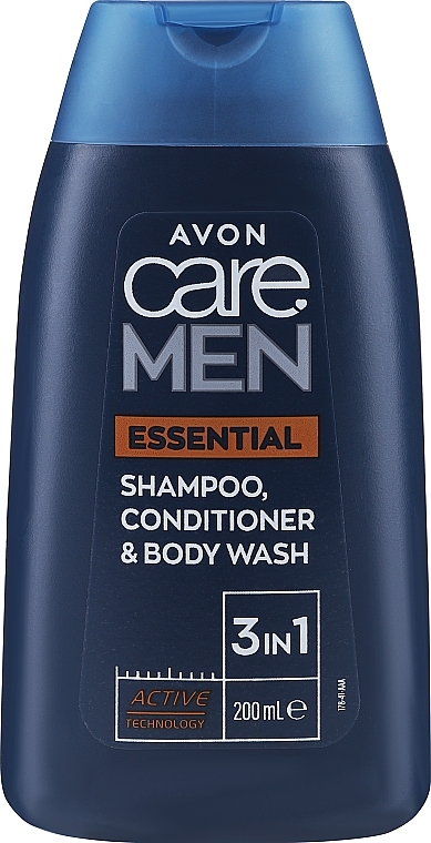 Avon - Care Men Essentials Shampoo, Conditioner & Body Wash — photo N1