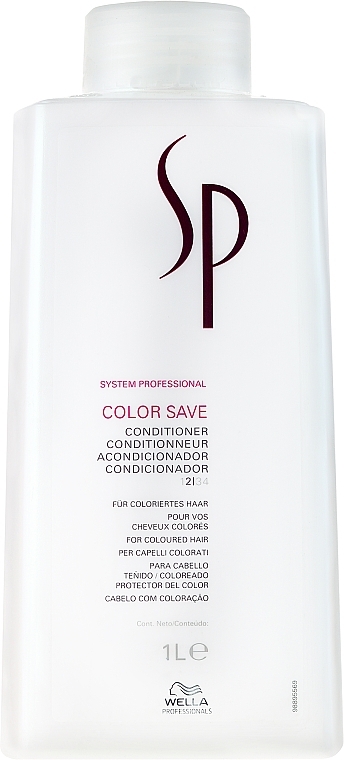 Color-Treated Hair Conditioner - Wella SP Color Save Conditioner  — photo N4