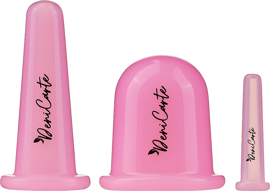 Face & Body Silicone Cups, 37174, pink - Deni Carte — photo N1