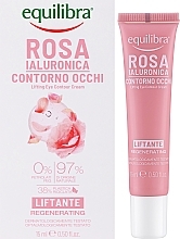 Fragrances, Perfumes, Cosmetics Lifting Eye Cream - Equilibra Rose Lifting Eye Contour Cream