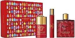 Fragrances, Perfumes, Cosmetics Versace Eros Flame - Set (edp/100ml + edp/10ml + deo/75ml) 