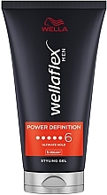 Optimal Hold Hair Gel - Wella Wellaflex Men Power Definition Ultimate Hold Styling Gel — photo N1