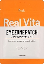 Fragrances, Perfumes, Cosmetics Hydrogel Eye Patch with Vitamin C - Prreti Real Vita Eye Zone Patch