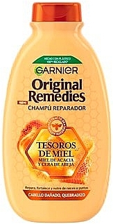 Hair Shampoo - Garnier Original Remedies Tesoros de Miel Shampoo — photo N1