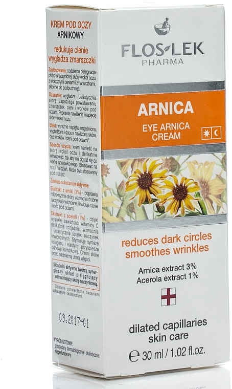 Eye Cream Arnica - Floslek Eye Arnica Cream — photo N2