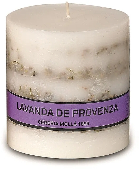 Scented Candle, 8 x 8 cm - Cereria Molla Asturias Lavender Scented Candle — photo N1