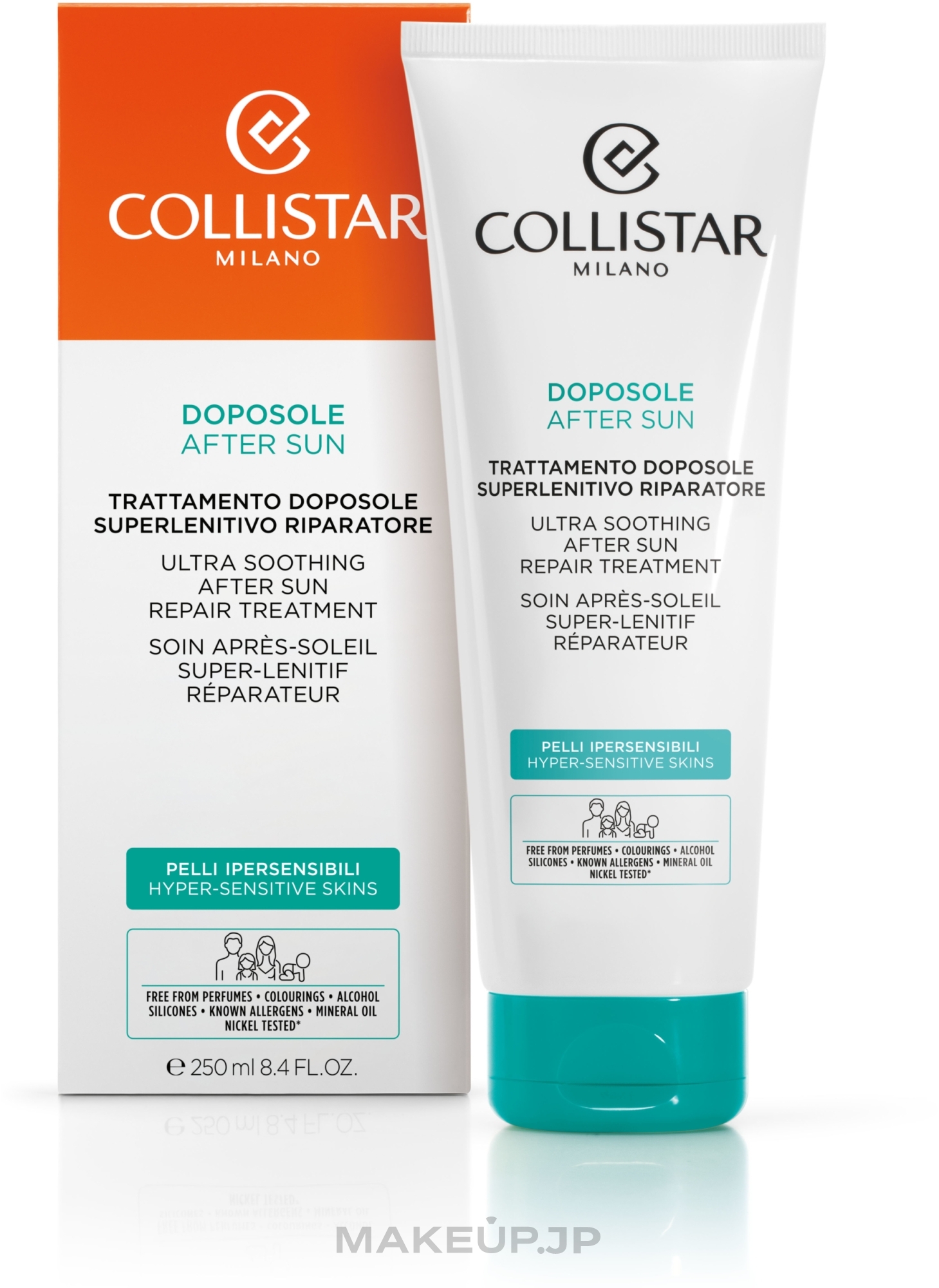 After Sun Regenerating Cream - Collistar Speciale Abbronzatura Perfetta Trattamento Doposole Superlenitivo Riparatore — photo 250 ml