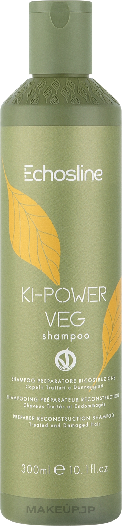 Repairing Shampoo - Echosline Ki-Power Veg Shampoo — photo 300 ml