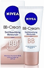 BB Cream "Moisturizing Cream 5 in 1" - NIVEA Visage BB Cream SPF 10 — photo N2