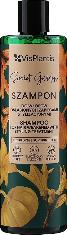 Shampoo - Vis Plantis Herbal Vital Care Shampoo For Weakened Hair — photo N2