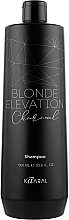 Toning Black Charcoal Shampoo - Kaaral Blonde Elevation Charcoal Shampoo — photo N3