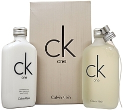 Fragrances, Perfumes, Cosmetics Calvin Klein CK One - Set (edt/200ml + b/lot/200ml)