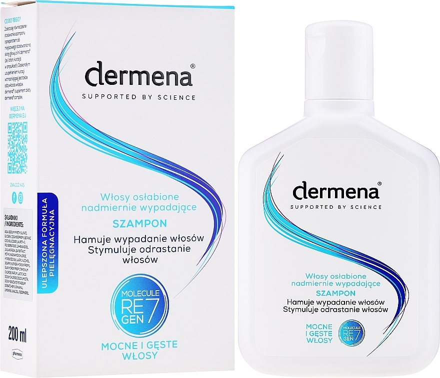 Anti-Hair Loss Shampoo - Dermena Hair Care Shampoo — photo N2