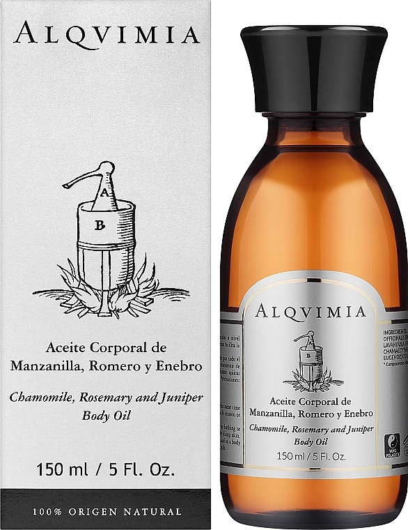 Chamomile, Rosemary & Juniper Body Oil - Alqvimia Chamomile Rosemary And Juniper Body Oil — photo N14