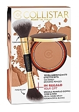 Fragrances, Perfumes, Cosmetics Makeup Set - Collistar Terra Abbronzante Effetto Seta (bronz/powder/10g + brush/1pcs)