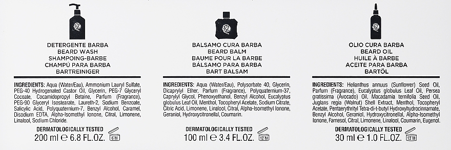 Set - Proraso Azur Lime Beard Kit (balm/100ml + shmp/200ml + oil/30ml) — photo N7