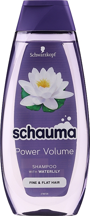 Hair Shampoo - Schwarzkopf Schauma Power Volume 48H Plump Up Shampoo — photo N1