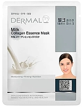 Fragrances, Perfumes, Cosmetics ミルク コラーゲン シートマスク - Dermal Milk Collagen Essence Mask