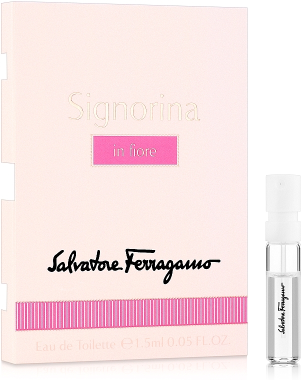 GIFT! Salvatore Ferragamo Signorina In Fiore - Eau de Toilette (sample) — photo N1