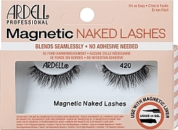 False Lashes - Ardell Magnetic Naked Lashes 420 Black — photo N8