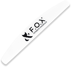 Half Moon Nail File Base, plastic, 135 mm - F.O.X — photo N3