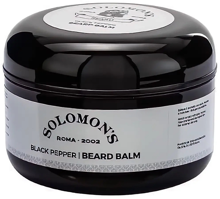 Black Pepper Beard Balm - Solomon's Beard Balm Black Pepper — photo N1