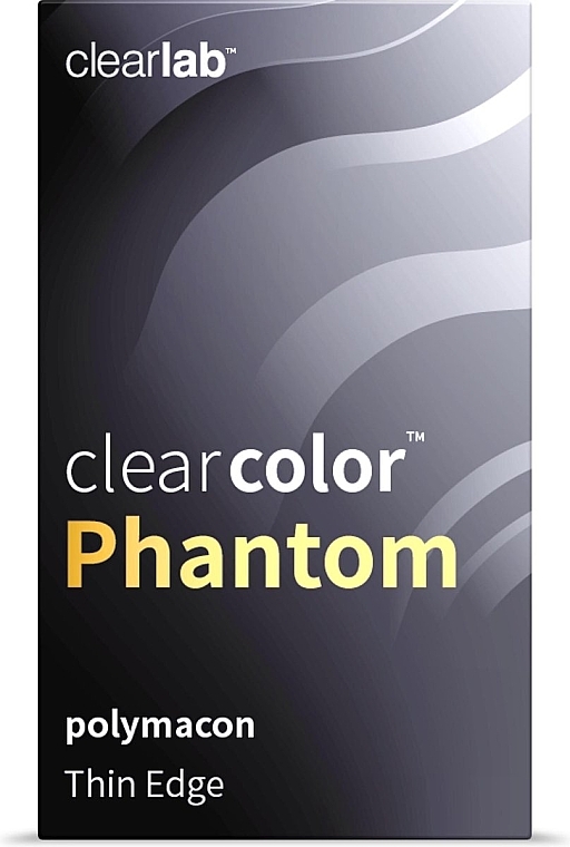 Colored Contact Lenses, red vampire, 2 pcs. - Clearlab ClearColor Phantom Red Vampire — photo N3