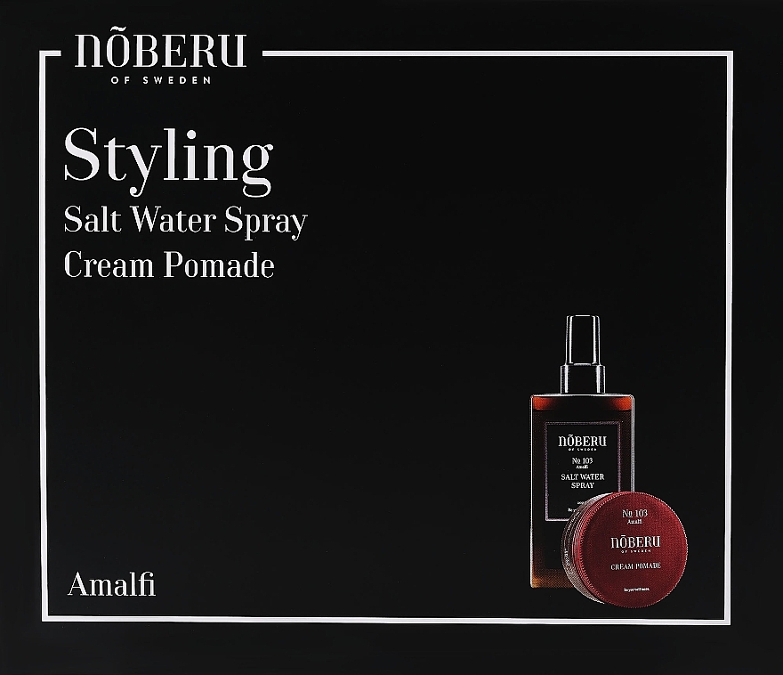 Set - Noberu Of Sweden Styling (hair/pomade/80 ml + hair/spray/200 ml) — photo N1