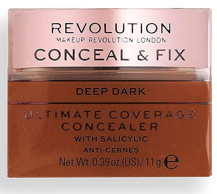 Concealer - Makeup Revolution Conceal & Fix Ultimate Coverage Concealer — photo N9