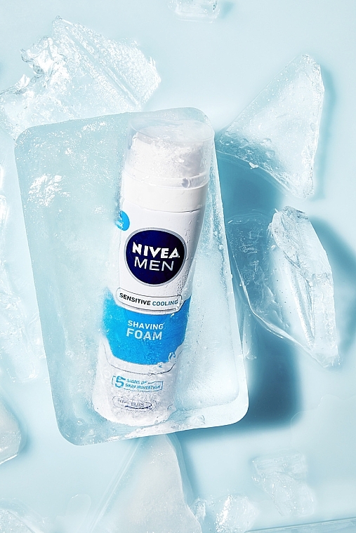 Shaving Foam for Sensitive Skin "Cooling" - NIVEA MEN Shaving Foam — photo N2