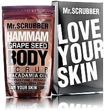 Fragrances, Perfumes, Cosmetics Body Scrub - Mr.Scrubber Grape Seed Body Scrub Hammam Macadamia Oil