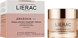 Rebalancing Comfort Face & Neck Cream - Lierac Arkeskin Jour Day Rebalancing Comfort Cream — photo N2