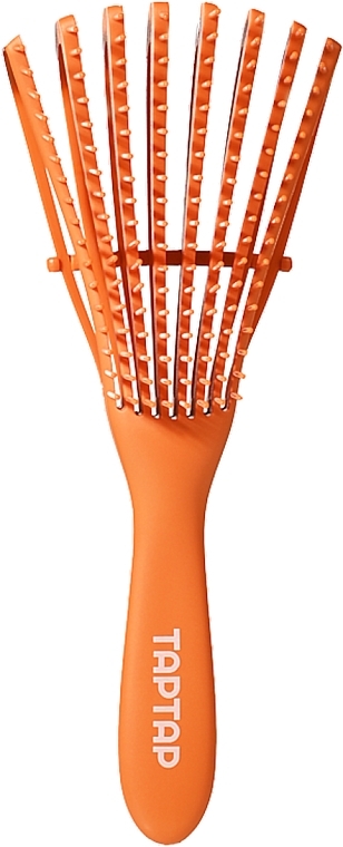 Curly Hair Brush, orange - Taptap — photo N1