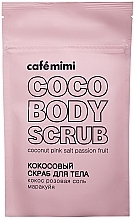 Fragrances, Perfumes, Cosmetics Coconut, Pink Salt & Passion Fruit Coco Body Scrub - Cafe Mimi