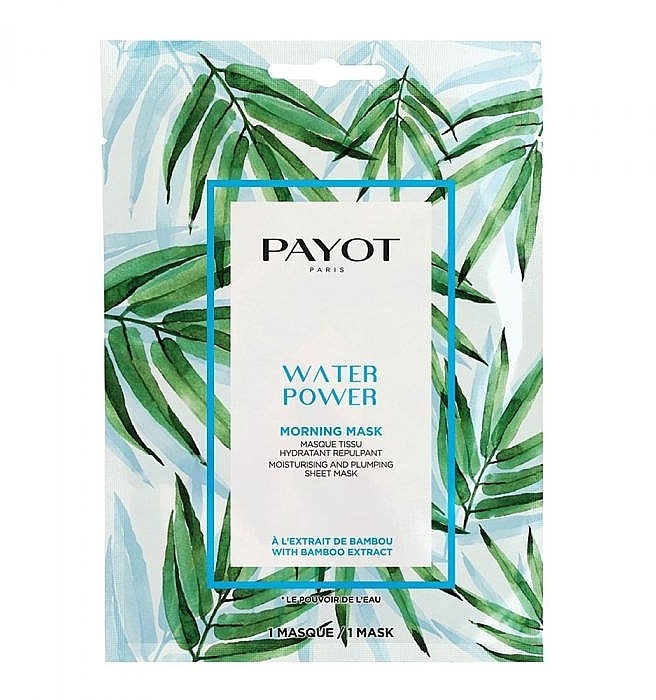 Moisturizing Sheet Mask - Payot Water Power Moisturising And Pumping Sheet Mask — photo N2