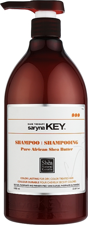 Repair Hair Shampoo - Saryna Key Pure African Shea Color Lasting Shampoo — photo N1