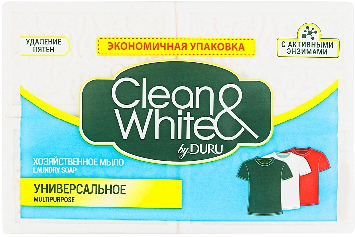 Laundry Soap "Universal" - Clean&White By Duru Multipurpose — photo N3